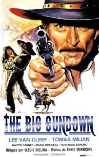 The Big Gundown Lee Van Cleef Western Movie Poster Kitchen