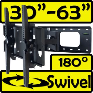  Single Swivel ARM TILT LCD LED TV WALL MOUNT BRACKET 30 42 37 63