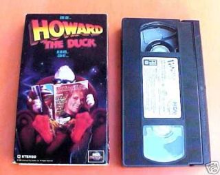 Howard The Duck 1986 George Lucas Film Lea Thompson VHS