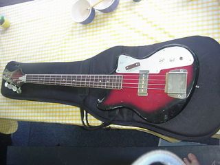 Vintage Teisco Bass Guitar