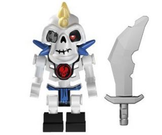  LEGO NINJAGO NUCKAL MINIFIG figure minifigure 2518 villain skeleton