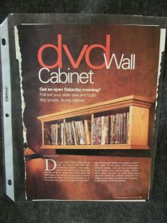 DVD Wall Cabinet Wood Pattern