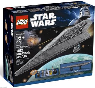 LEGO STAR WARS SUPER STAR DESTROYER (10221) BRAND NEW SEALED   SHIPS