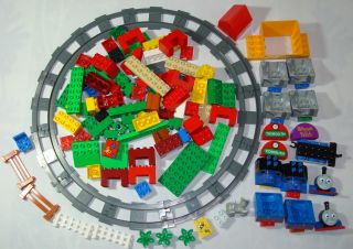Lego Duplo Thomas The Tank Train Set Tracks Pieces Parts Bulk Blocks