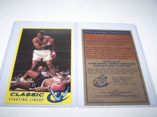 Rare Muhammad Ali Classic Sports Network Sportscard ESPN Boxing Leifer