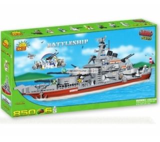 Cobi Small Army Battleship 850 Piece Set New Lego Compatible