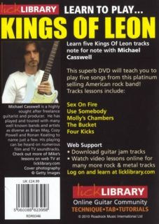 Lick Library Learn to Play Kings of Leon Guitar DVD