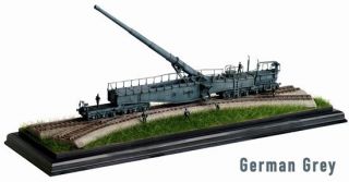 Leopold K5 E German Railway Gun 1 144 Gray Can Do