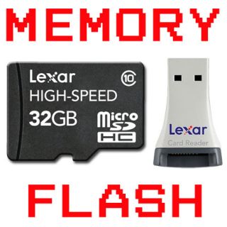 Lexar Micro SD Micro SDHC Memory Card TF T Flash 32GB 32G Class 10