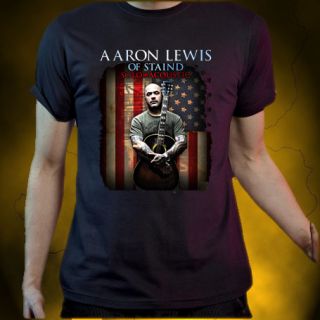 Limited RARE Vtg Aaron Lewis RARE Black T Shirt Size s M L XL 5XL
