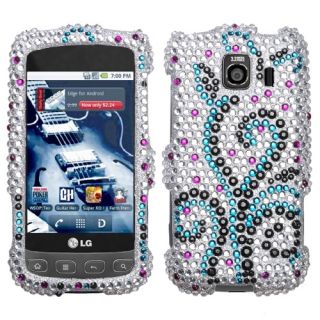 Frosty Rhinestone Rhinestone Bling Phone Case Cover LG Optimus S U V