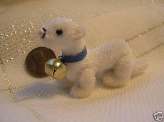 World of Miniature Dollhouse Mini Ferret White