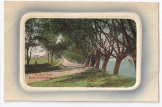 Pennsylvania PA Lewisburg River Road North Postcard