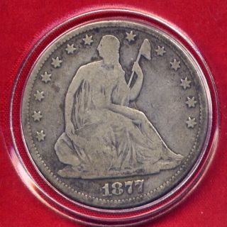 Liberty Seated Silver Half Dollar Rare Date Genuine US Mint Coin