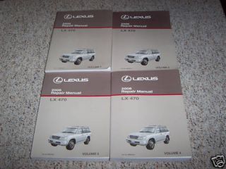 2006 Lexus LX 470 LX470 Repair Service Manual Set