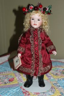 Wendy Lawton Christmas Doll  Visions of Sugarplums   Bleuette size