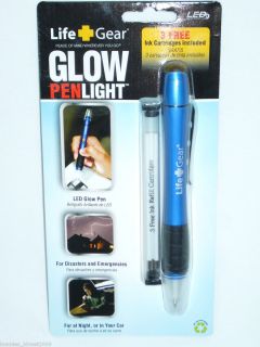 Life Gear Glow Penlight Ballpoint Pen NWT