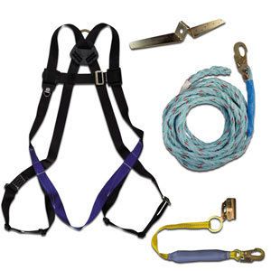 Fall and Protection Roof Kit FallTech Complete Basic Roofers Kit 7592A