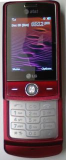 LG CU720 SHINE CELL PHONE HOT RED FULLY TESTED 100 OK CAMERA W FLASH A