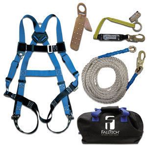 FallTech Roof Kit Fall Protection Professional Roofers Kit 8595RA