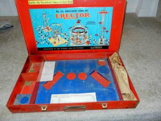 Gilbert Erector 10 1 2 Amusement Park Set Box 1950s Vintage Original