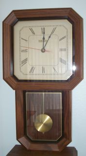 The Linden wall clock is a handsome, functional addition to your home.