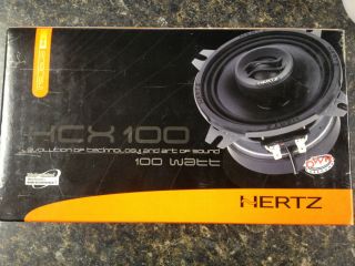 Hertz Hi Energy HCx 100 4 Coaxial Speakers