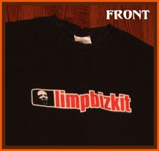 Limp Bizkit Rock Concert Tour T Shirt L