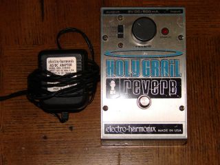 Electro Harmonix Holy Grail Reverb Effects FX Pedal with Power Supply