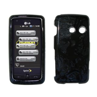 For LG Rumor Touch Hard Case Cover Black Dragon TL