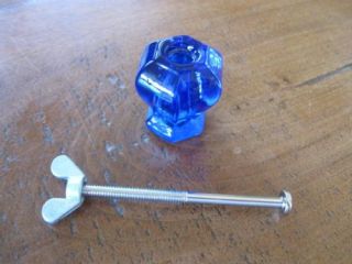Blue Glass Knob Cobalt Liberty Hardware