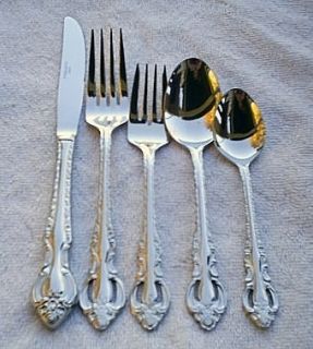 NEW 65 Pc Service for 12 Wallace COUNTESS 18 10 Stainless Flatware