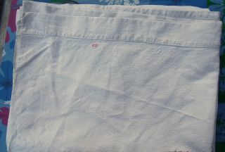 Super VINTAGE FRENCH METIS LINEN SHEET heavy material organic tiny