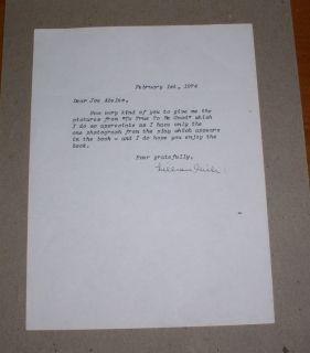1974 Lillian Gish Autograph Signature Letter