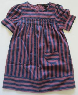 Little Marc Jacobs Kids Girls Isis Striped Dress Size 3 to 10