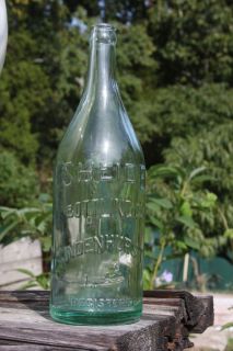  Bottling Co Embossed Soda Bottle Light House Lindenhurst Long Island