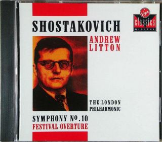 Shostakovich Symphony No 10 Litton Virgin SEALED