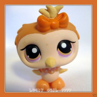 Littlest Pet Shop Halloween Burnt Orange Owl 431 $2SIP