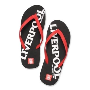 Liverpool Official Beach Flip Flops Size Small Adult