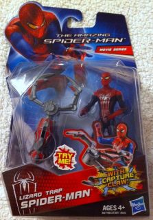 NEW IN PKG LIZARD TRAP SPIDER MAN WITH CAPTURE CLAW MOVIE SERIES FOR