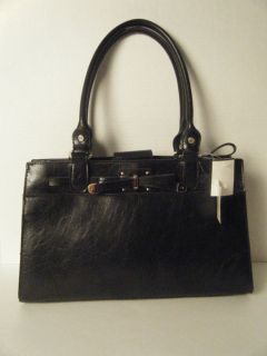 Womens Ladies Black Handbag Purse by Liz Claiborne New with Tag $60
