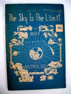 1944 Llewellyn George Why Wherefore of Astrology Occult