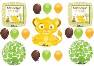 Lion King Welcome Baby Shower Balloons Decorations Supplies Safari