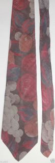 Alexander Lloyd Boston Red Floral Polyester 3 75 Necktie 152