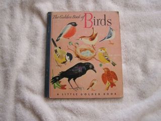 Little Golden Book of Birds Lockwood 1945 3rd Printing