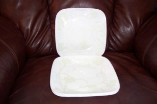 Four 4 Corelle Eloquence Lunch Salad Plates Nice