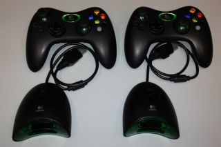 Logitech Wireless Xbox Controllers with 2 Receivers