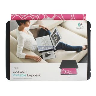 Logitech Inc N315 Portable Lapdesk With Retractable Mouse Pad Anti