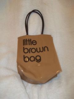 Bloomingdales Little Brown Bag Lunch Tote Purse Reusable Bag
