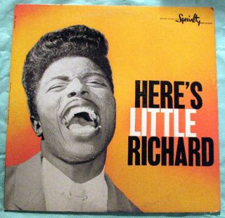 Heres Little Richard Mono 1957 First Press Vinyl Record Specialty SP